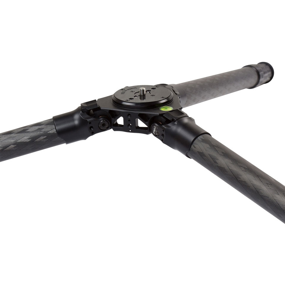 GD002 Carbon Fiber Rifle Tripod | 42mm 3-Section Legs + Leveling Base