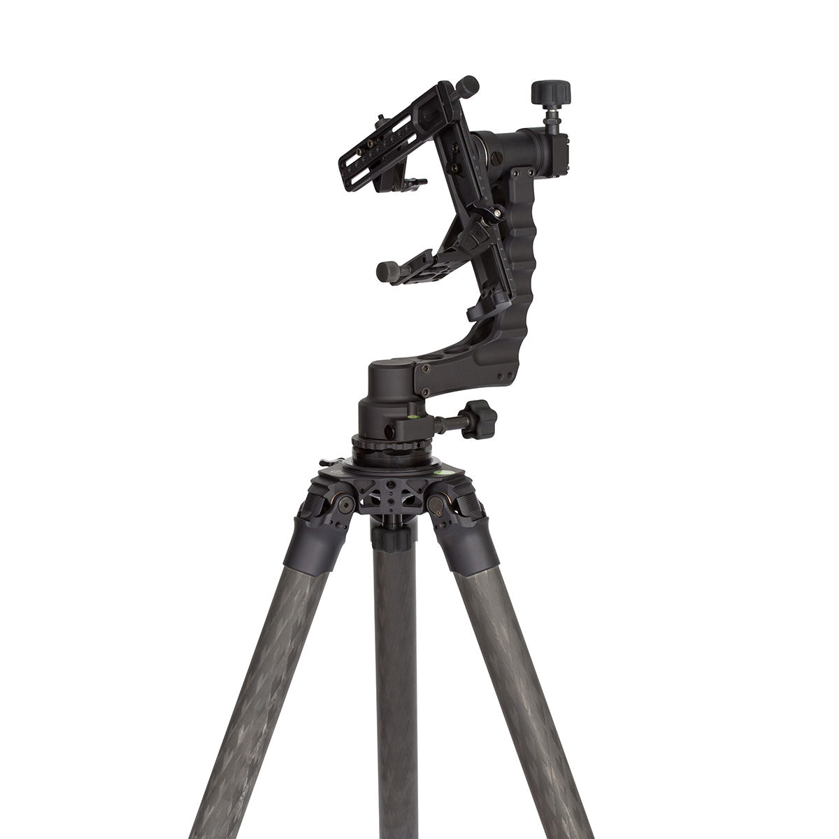 K01 Rifle Support Kit | 42mm Carbon Fiber Tripod, Gimbal Head, Leveling Base & Scope Mount
