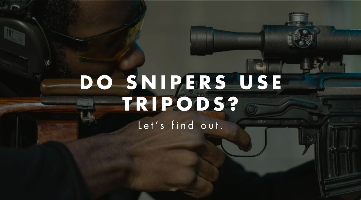 Do snipers use tripods?