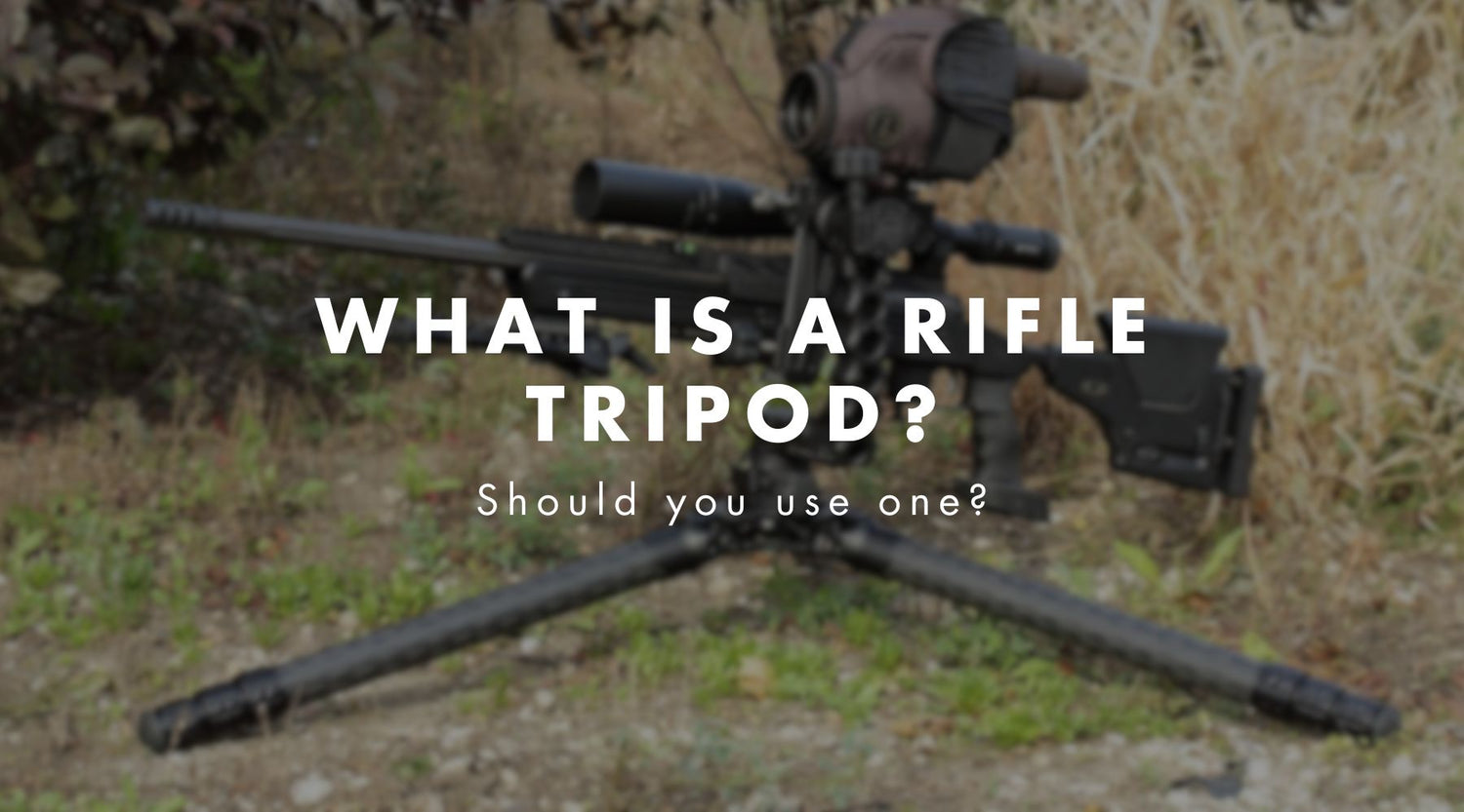 What is a rifle tripod?